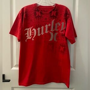 Hurley Red Men's Vintage Tee